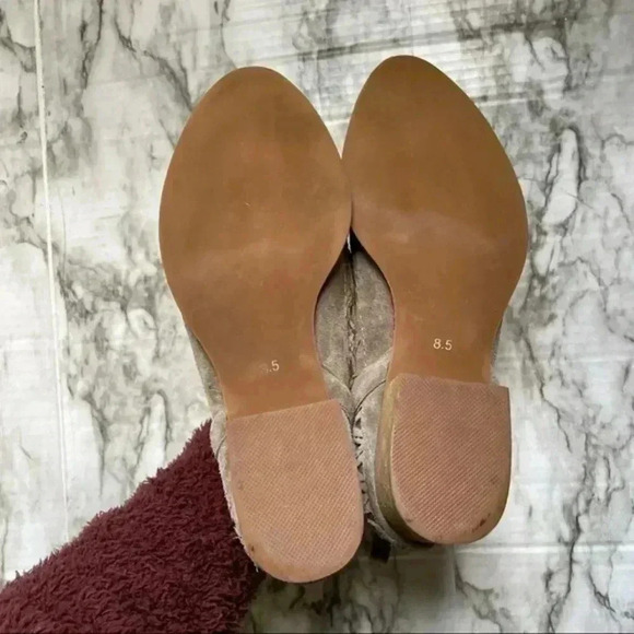 Jeffrey Campbell Taggart Suede‎ Cutout Ankle Booties - Picture 8 of 9